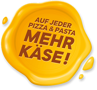 Auf jeder Pizza & Paste, Mehr Käse